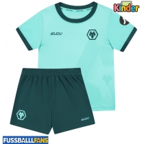 Wolves Tolu Arokodare #14 Auswärts Trikotsatz Kinder 2025-26 Kurzarm (+ Kurze Hosen)